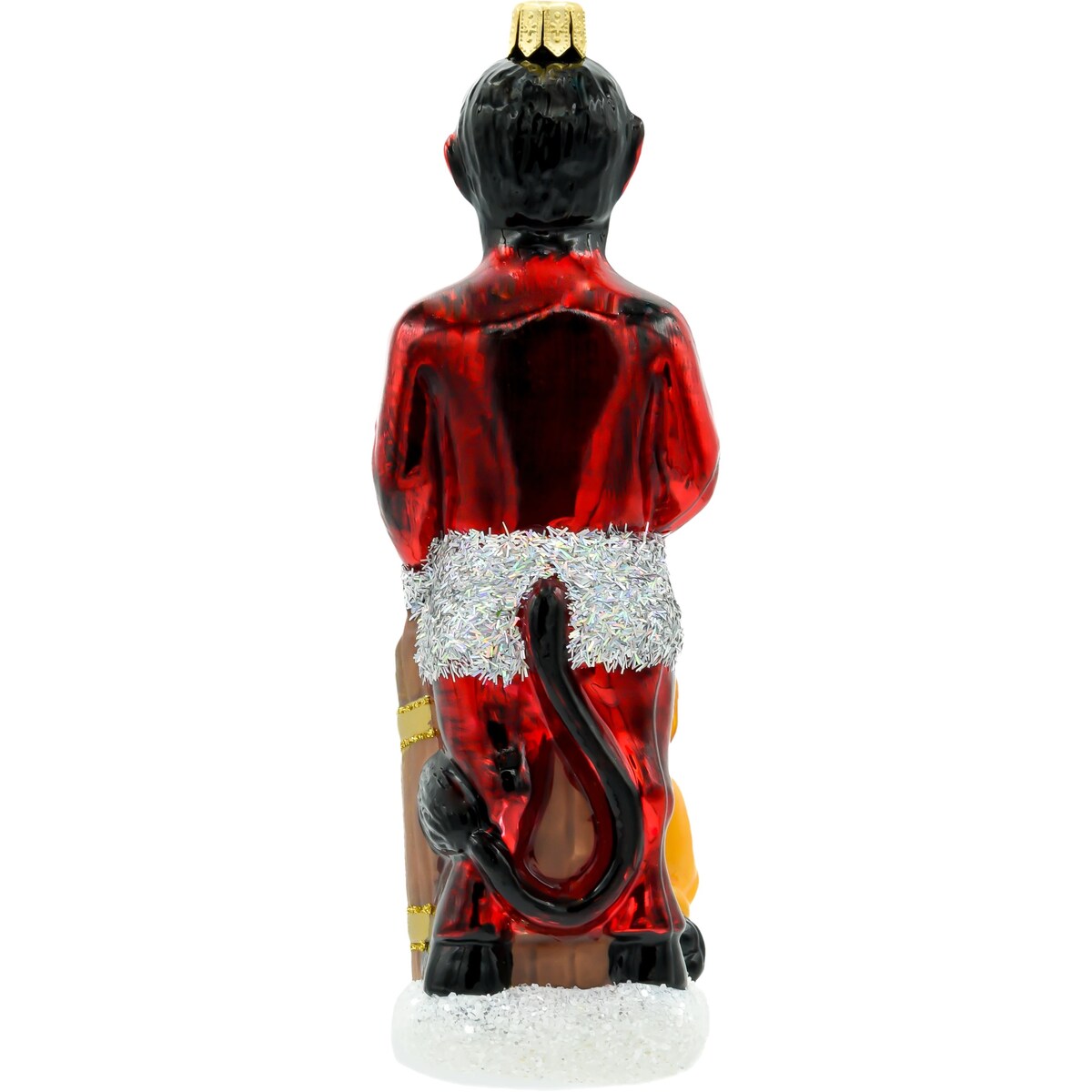 Bombka choinkowa: Krampus z dziećmi