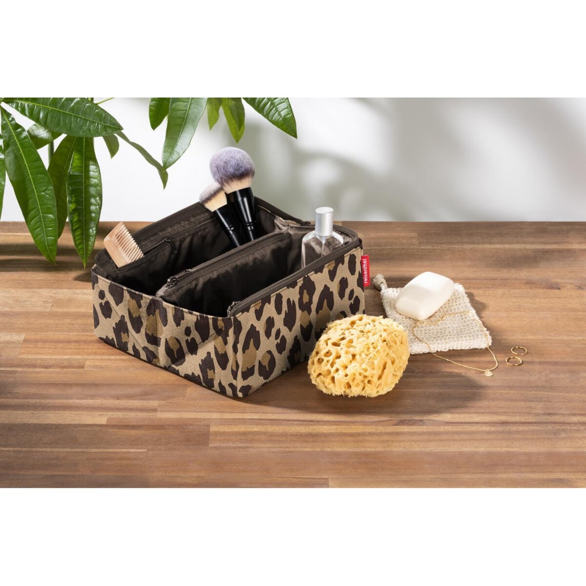 Kosmetyczka FOLD CASE, leo macchiato