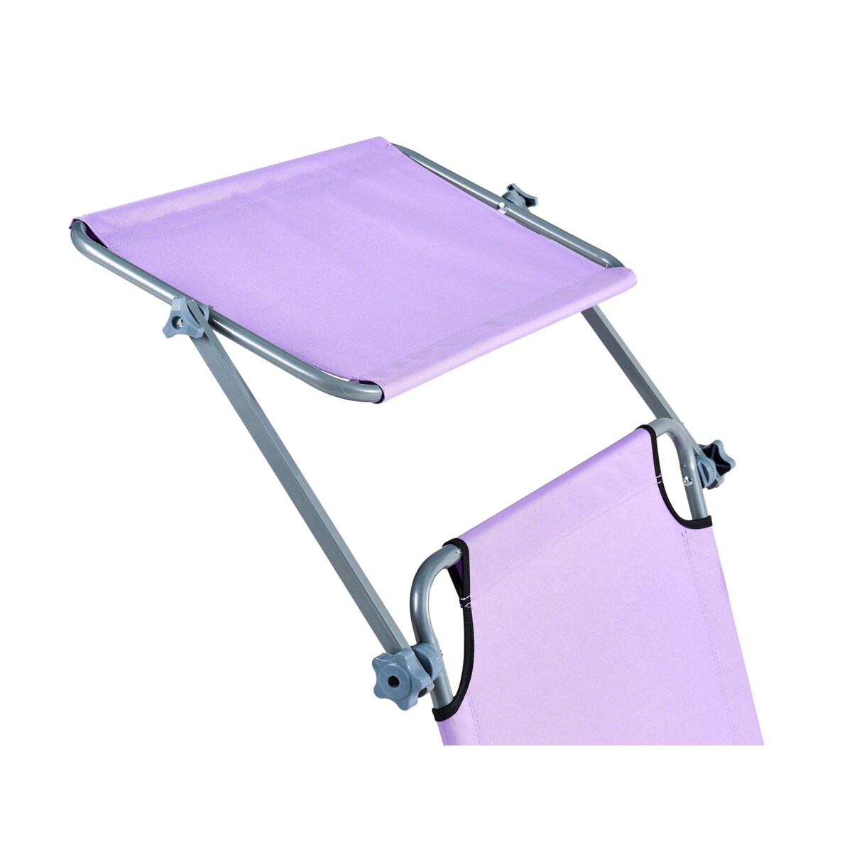 Leżak ogrodowy FOLIGNO Metal Fioletowy