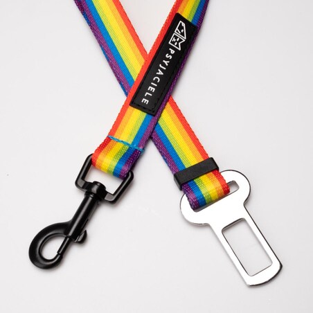 Pasy samochodowe "Miłość, równość, gryzaki" - Szerokość taśmy: 20mm