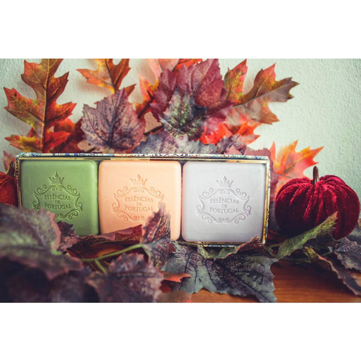 Zestaw mydeł Essencias de Portugal jesień 3x80g