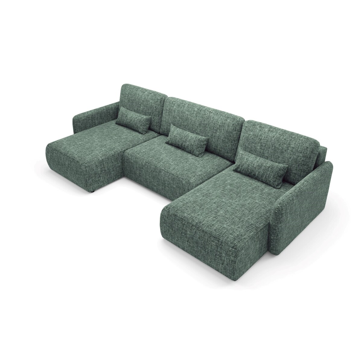 Narożnik LIVELLO U z funkcją spania Kolor: IMO 40