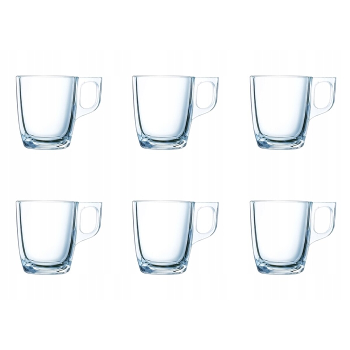 FILIŻANKA SZKLANKA 6szt 90 ml espresso kawa mała LUMINARC na napoje herbatę