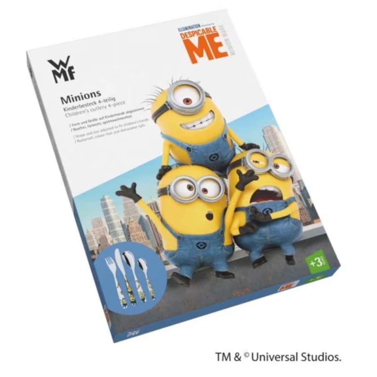 Zestaw sztućców dla dzieci Minionki, WMF