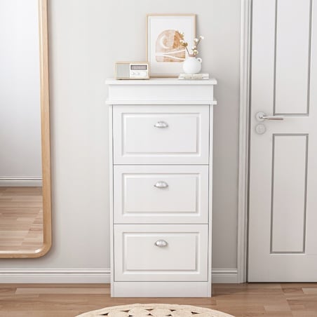 Szafka komoda na buty stół konsolowy do przedpokoju 3 drzwi nowoczesna