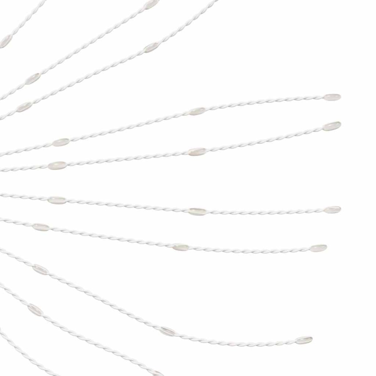 vidaXL Ozdoba świąteczna ze 140 lampkami LED, ciepła biel, 17 cm