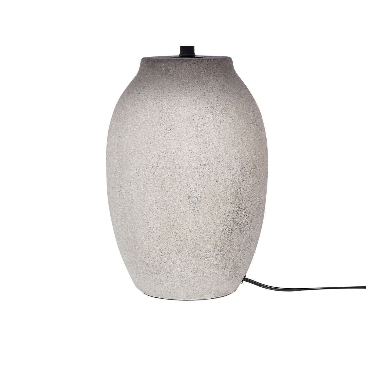 Lampa stołowa ceramiczna szara GRALIWDO