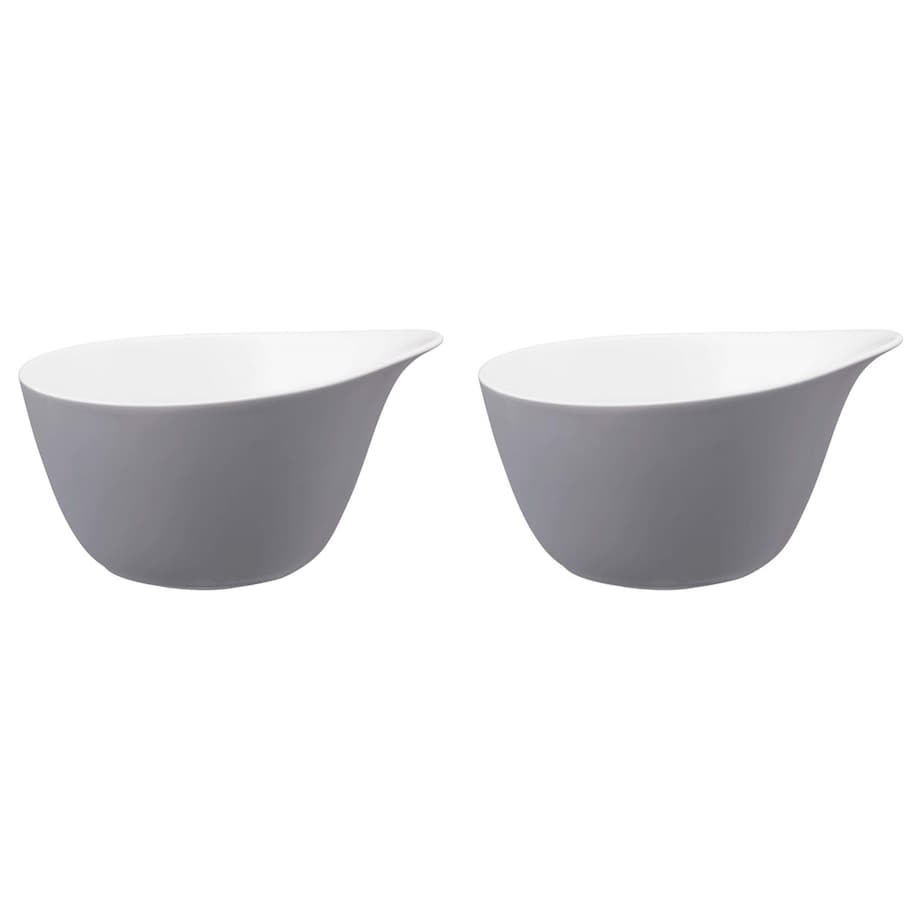 SELTMANN LIFE FASHION ELEGANT GREY Zestaw 2 miseczek z uchwytem 600 ml