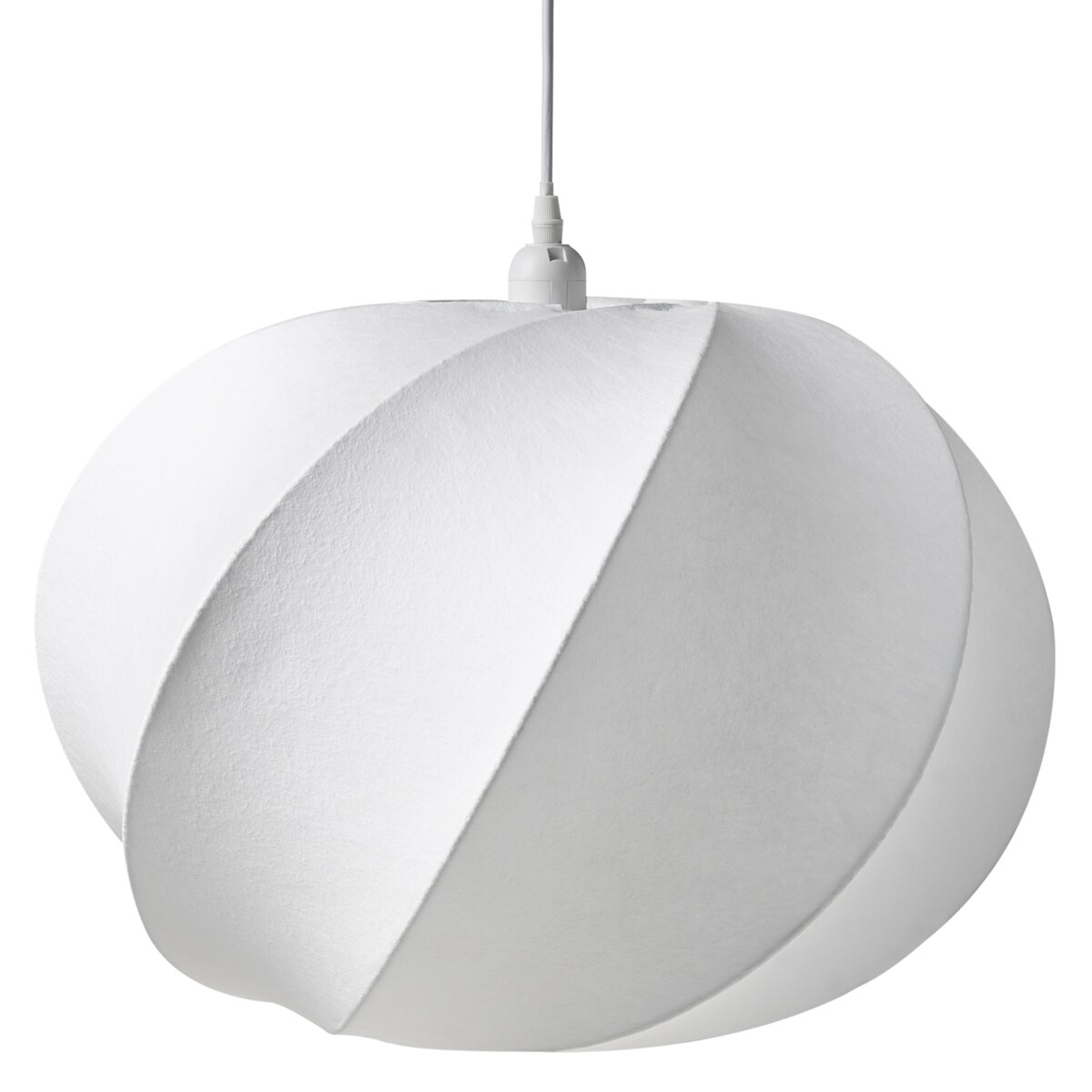 Lampa wisząca MAQUINE Jedwab syntetyczny Biały