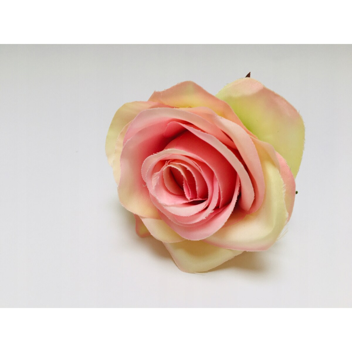 SZTUCZNE KWIATY DO BUKIETU wiązanki stroika RÓŻA RÓŻOWO ZIELONA święta 6szt