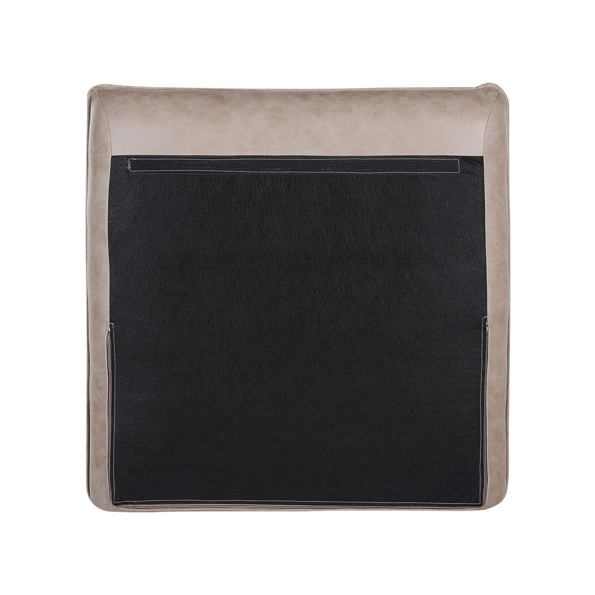 Narożnik eko zamsz prawostronny jasnobrązowy GALLO