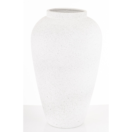 Wazon ceramiczny 37x21x21 cm MIAMI biały