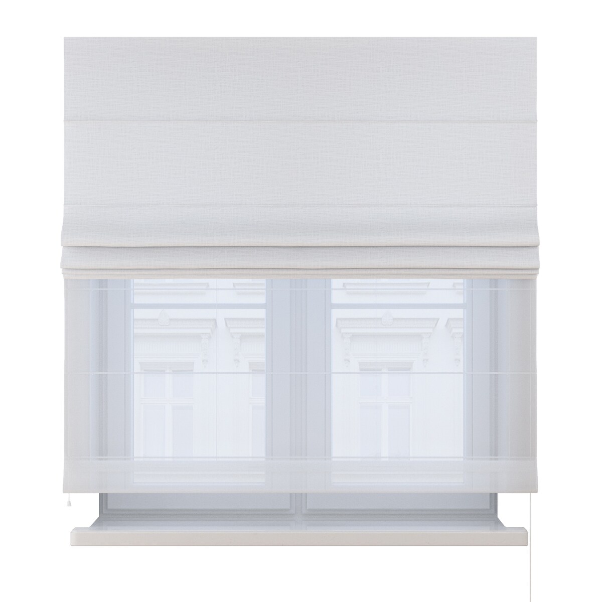 Roleta rzymska Duo 130x170 biały