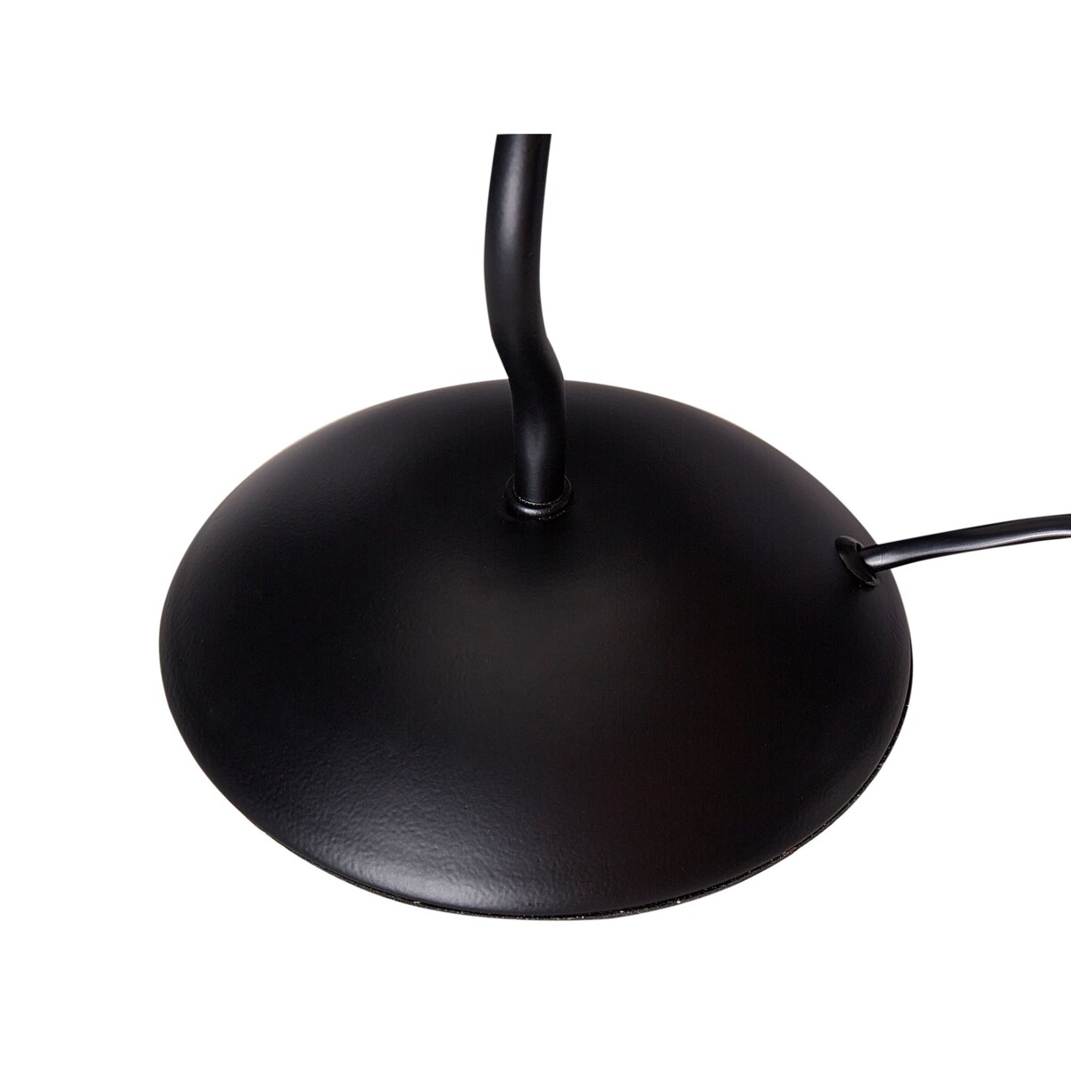 Lampa stołowa metalowa czarna z białym JIKAWO