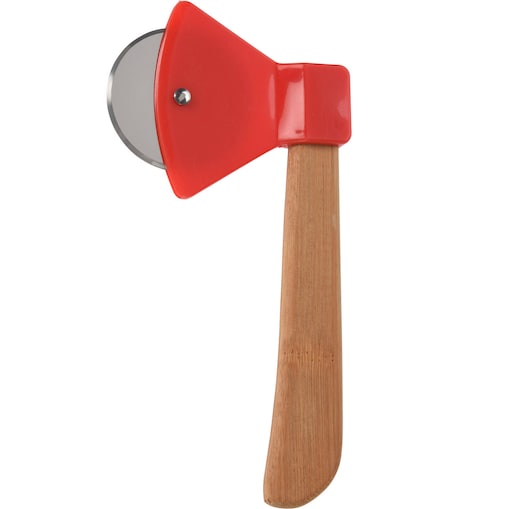 Nóż do pizzy w kształcie siekierki