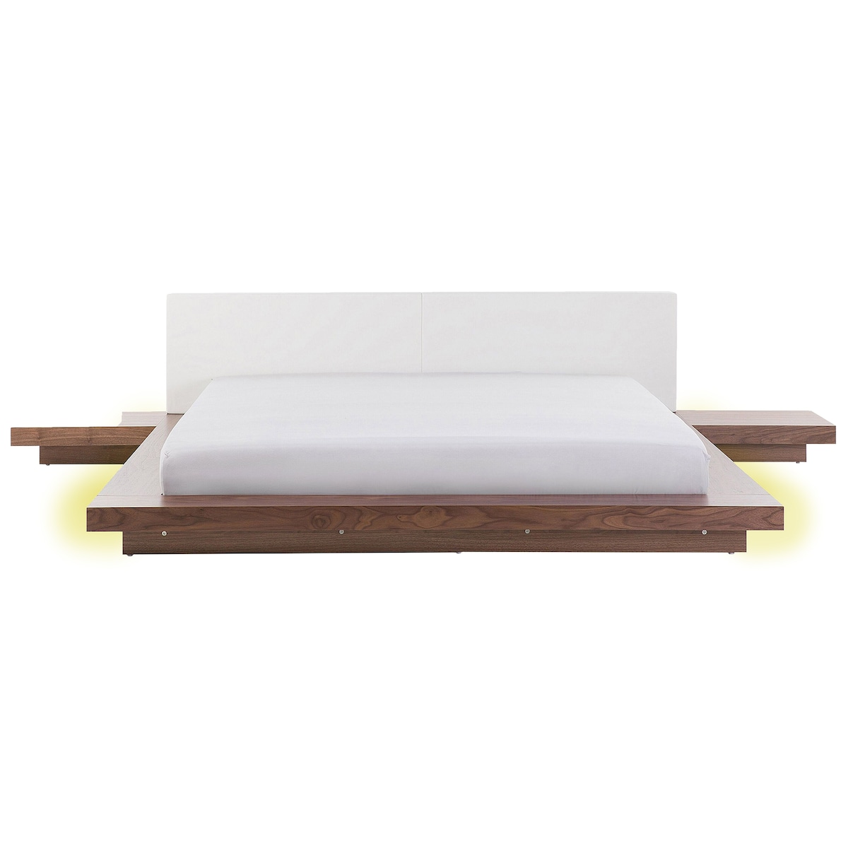 Łóżko LED ZEN 180 x 200 cm Jesion brązowy