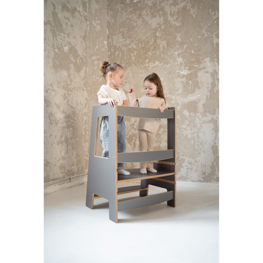 Kitchen Helper DOUBLE - Pomocnik Kuchenny DLA RODZEŃSTWA - szary