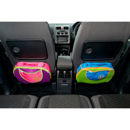 Torba podróżna / organizer na fotel samochodowy -różowy