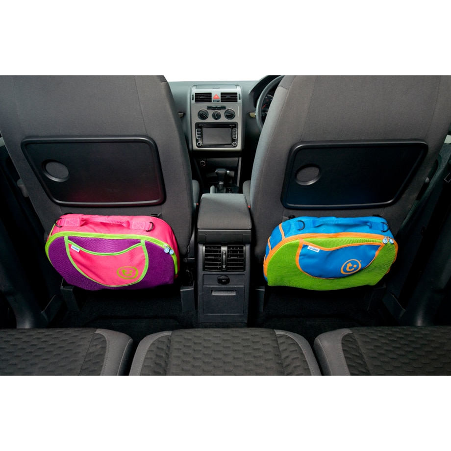 Torba podróżna / organizer na fotel samochodowy -różowy