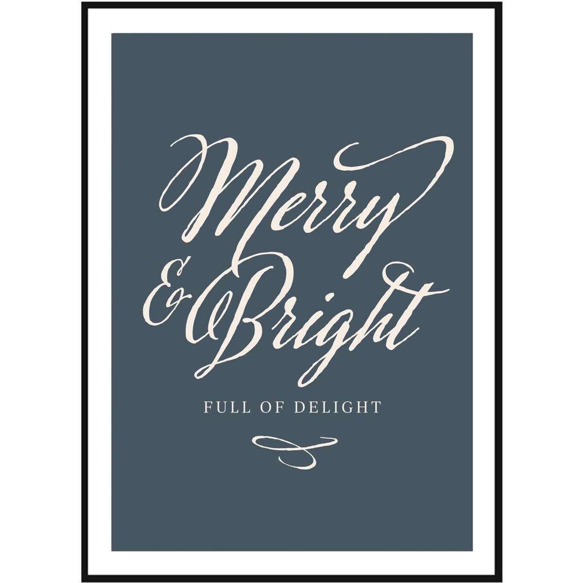 Poster Story, Plakat, Obraz - Merry and Bright, wymiary 21 x 30 cm