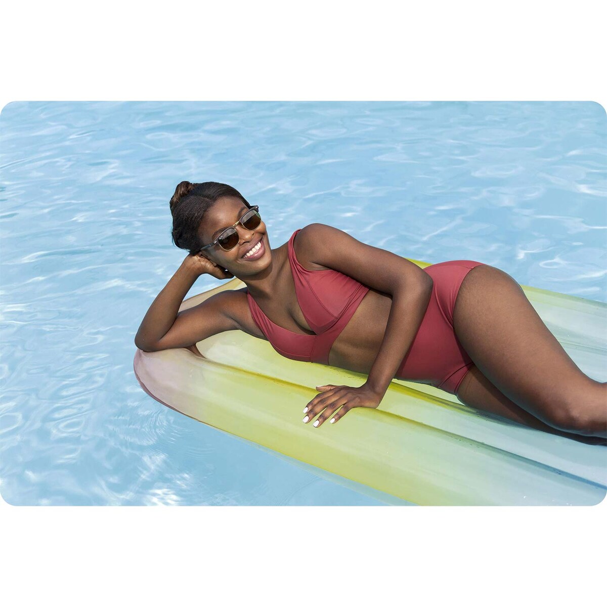 Dmuchany materac wodny Bestway Dreamsicle plażowy do pływania 185x89 cm
