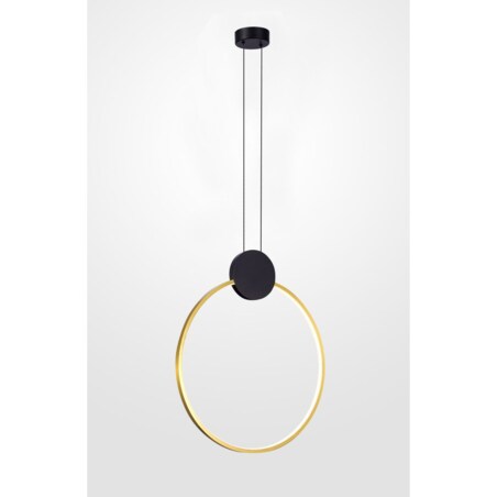 LAMPA WISZĄCA ZAFIRO L MOSIĄDZ CZERŃ