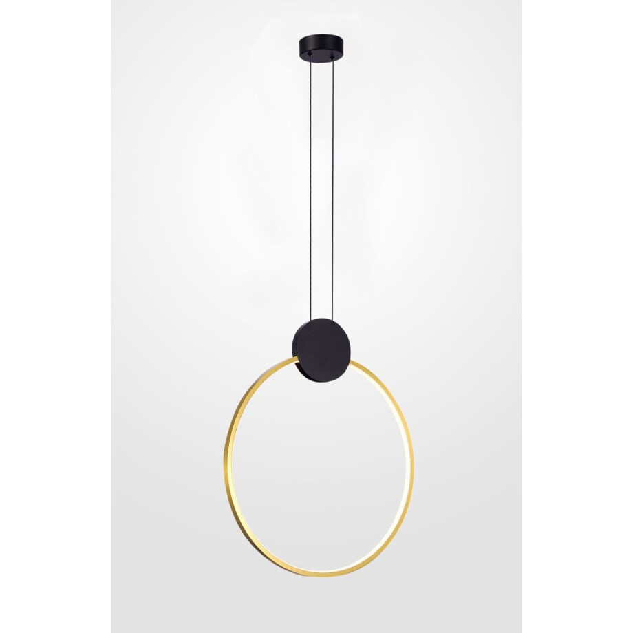 LAMPA WISZĄCA ZAFIRO L MOSIĄDZ CZERŃ