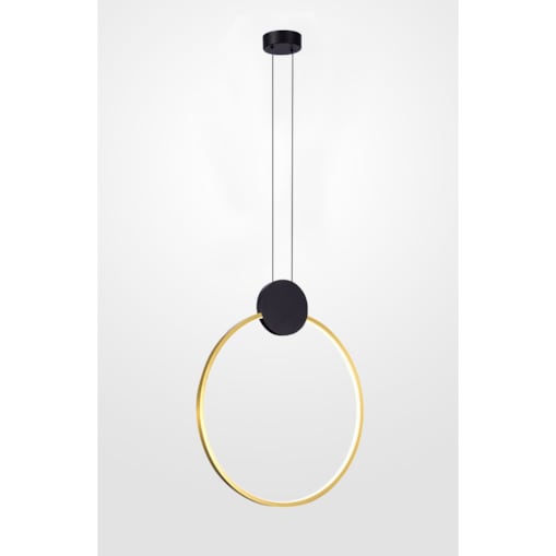 LAMPA WISZĄCA ZAFIRO L MOSIĄDZ CZERŃ