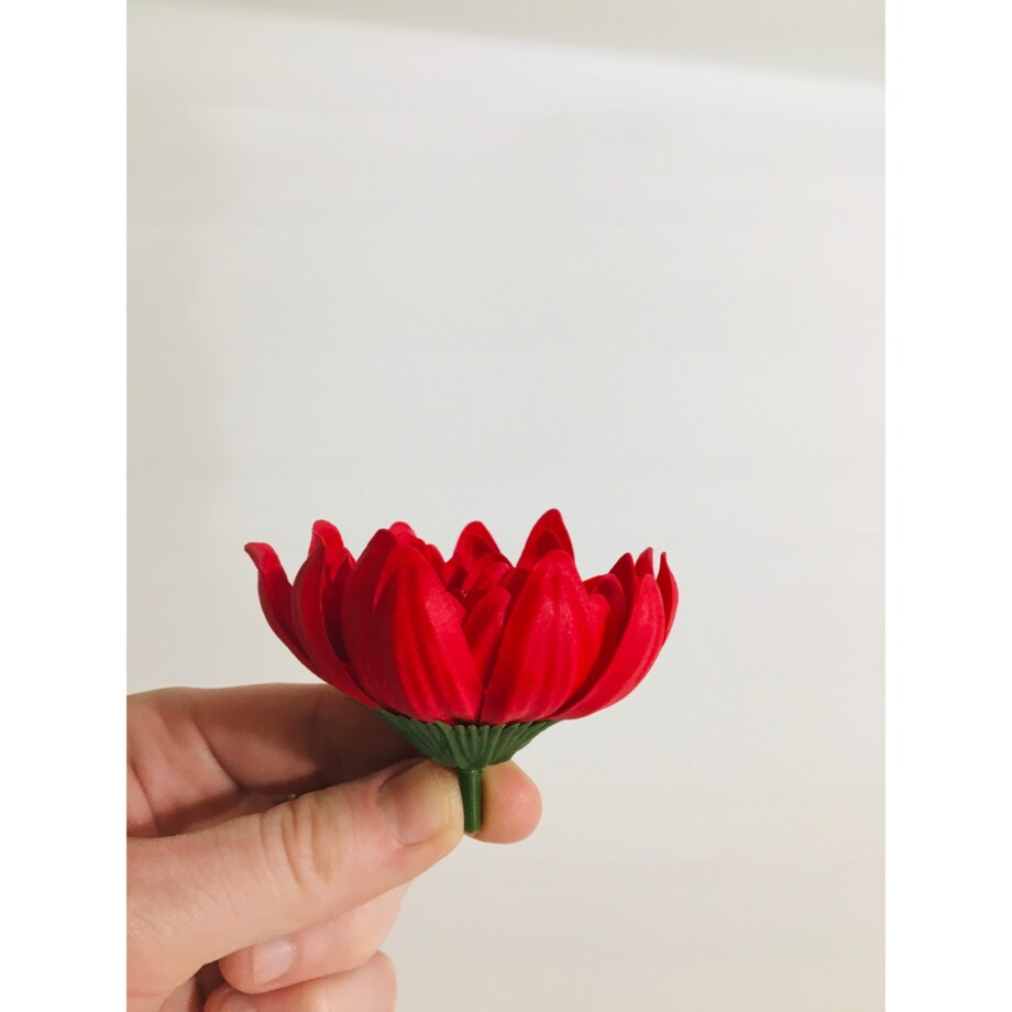 KWIATY MYDLANE CZERWONY do bukietu stroik box dekoracja prezent upominek