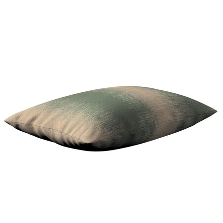 Dekoria Poszewka Kinga na poduszkę prostokątną 60x40 zielono-beżowy