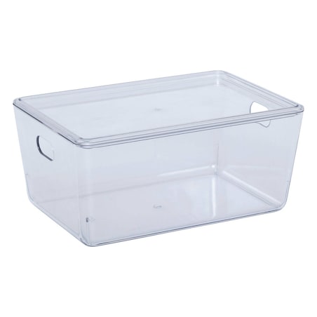 Pudełka z pokrywką SELENA, przezroczyste do szafy, 4 l