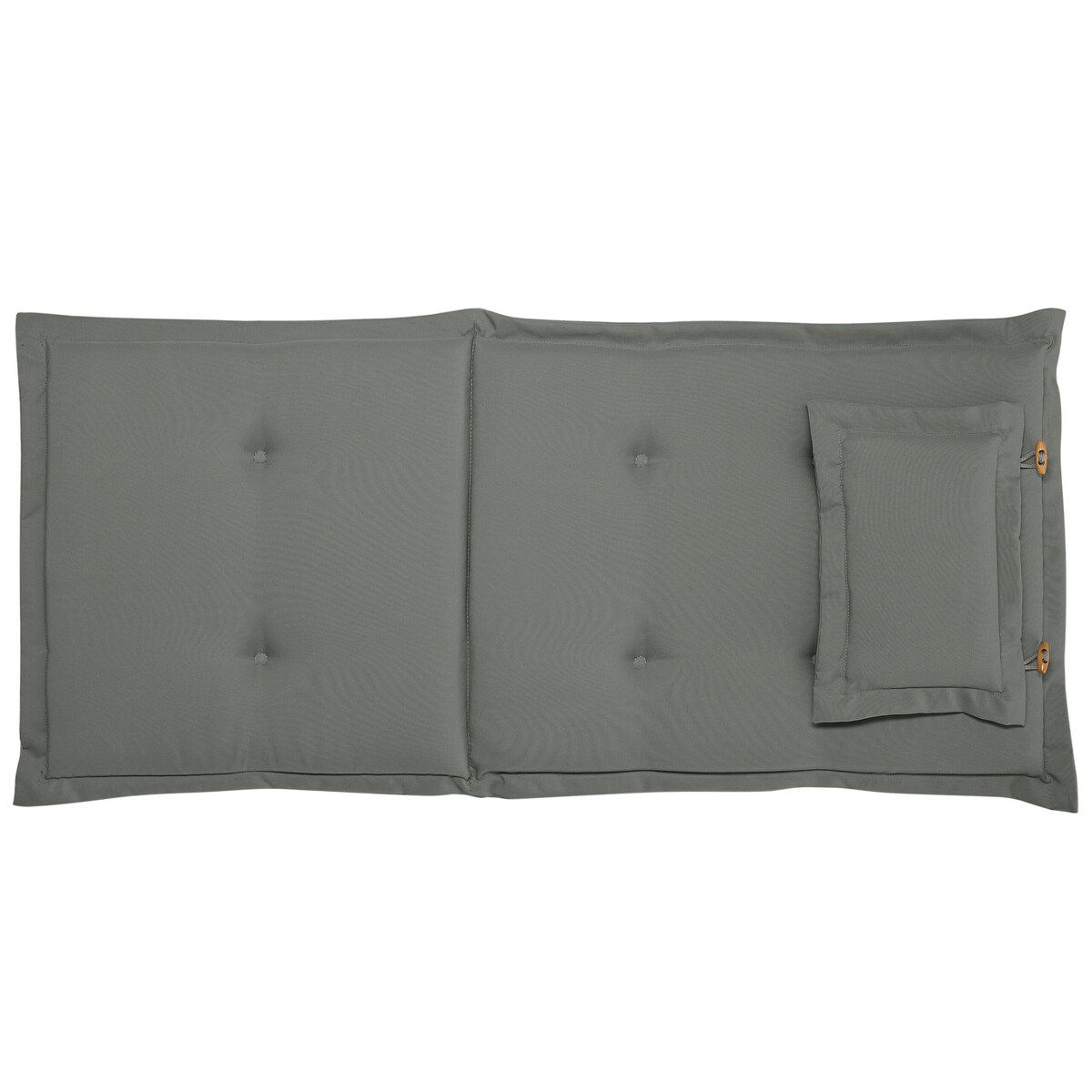 Zestaw 8 poduszek na krzesła ogrodowe grafitowy MAUI