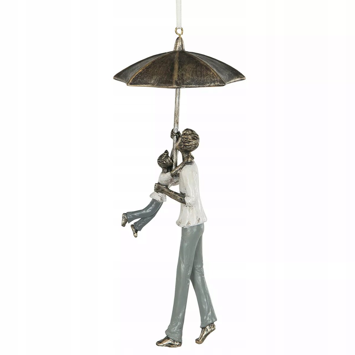 ZAWIESZKA BOMBKA NA DRZEWKO RODZINA TATA DZIECKO parasol 23cm prezent