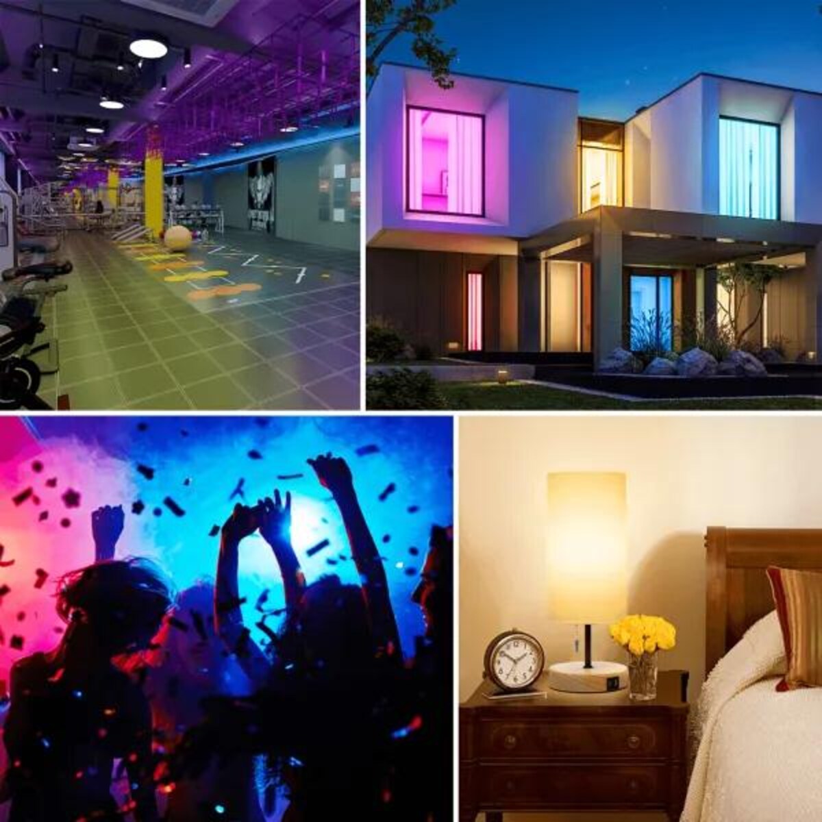 inteligentna lampa ambientowa bluetooth mesh g120 e27 4,9w rgb+cct