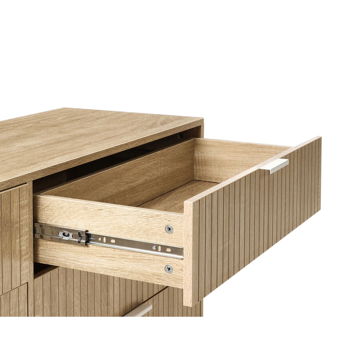 Komoda 6 szuflad WALCOTT Jasnobrązowy