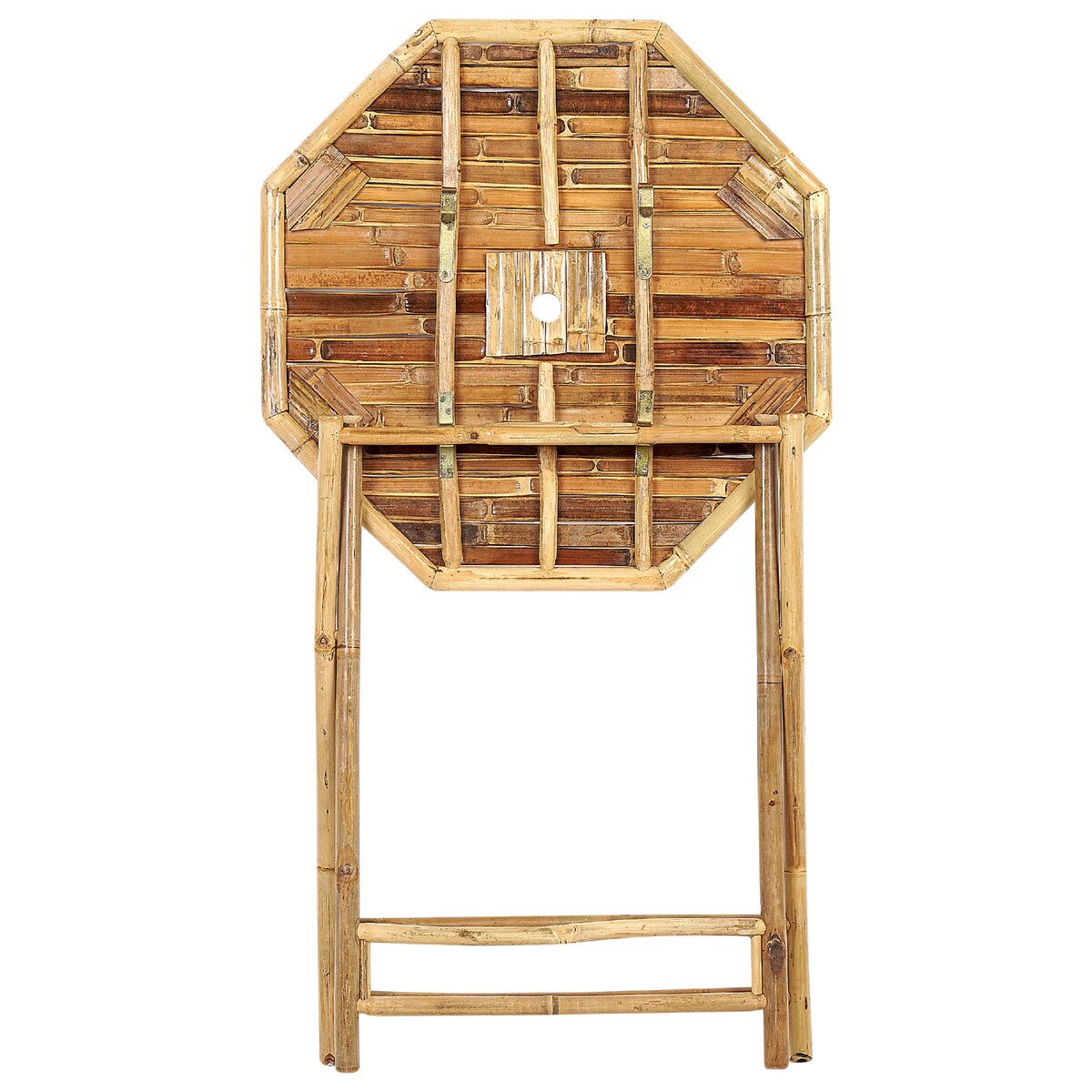 Stolik bistro MOLISE 85 cm 85 cm Bambus Jasnobrązowy