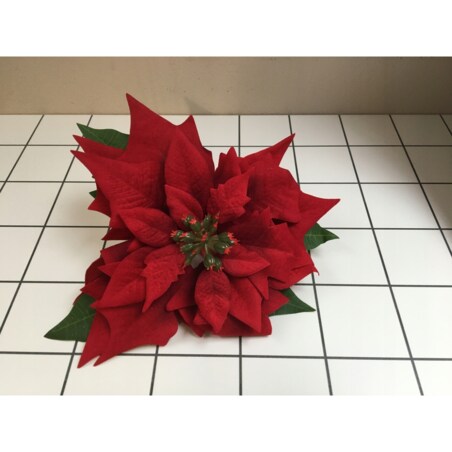 GWIAZDA WELUROWA duża poinsecja BETLEJEMSKA CZERWONA jak żywa na bukiet