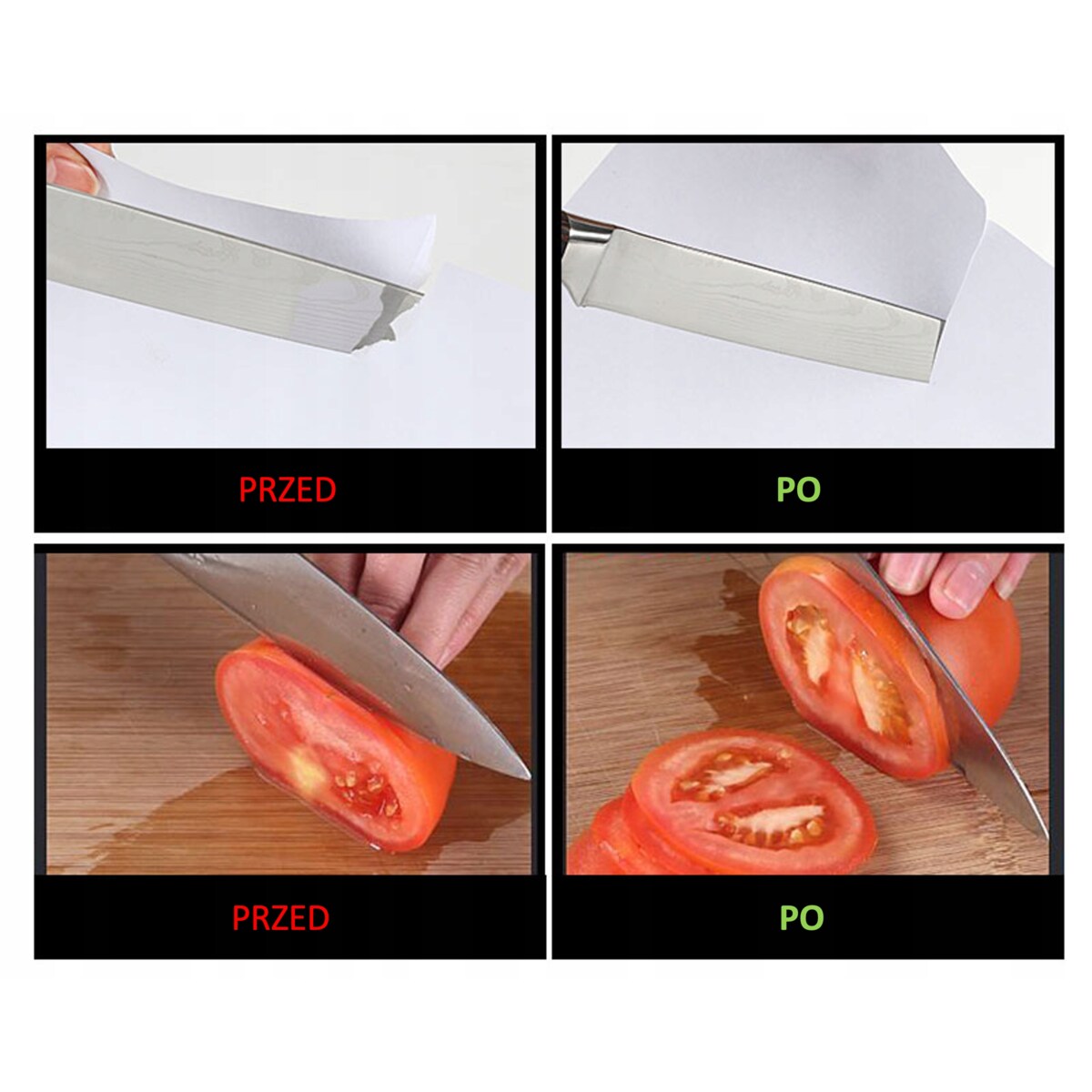 Kamień wodny do ostrzenia noży 2000/5000 z antypoślizgową podstawą Ostrzałka