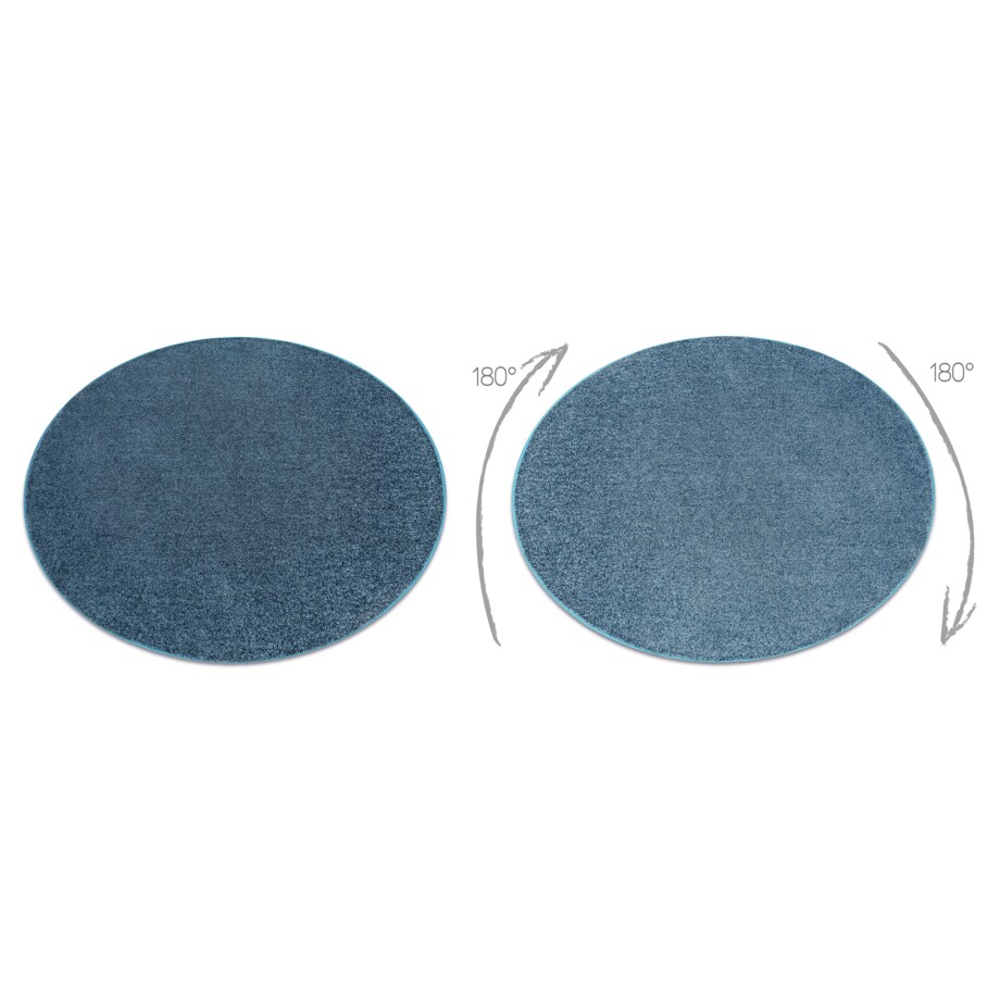 DYWAN koło INDUS granatowy 75 gładki, koło 150 cm