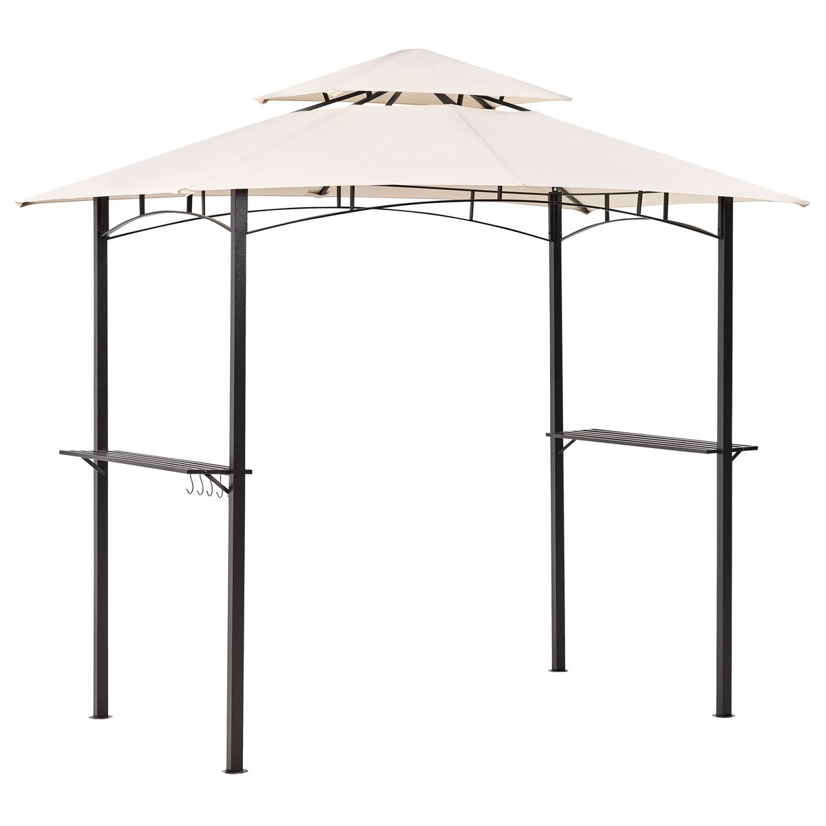 Pawilon ogrodowy NARO 240 cm x 148 cm Metal Beżowy