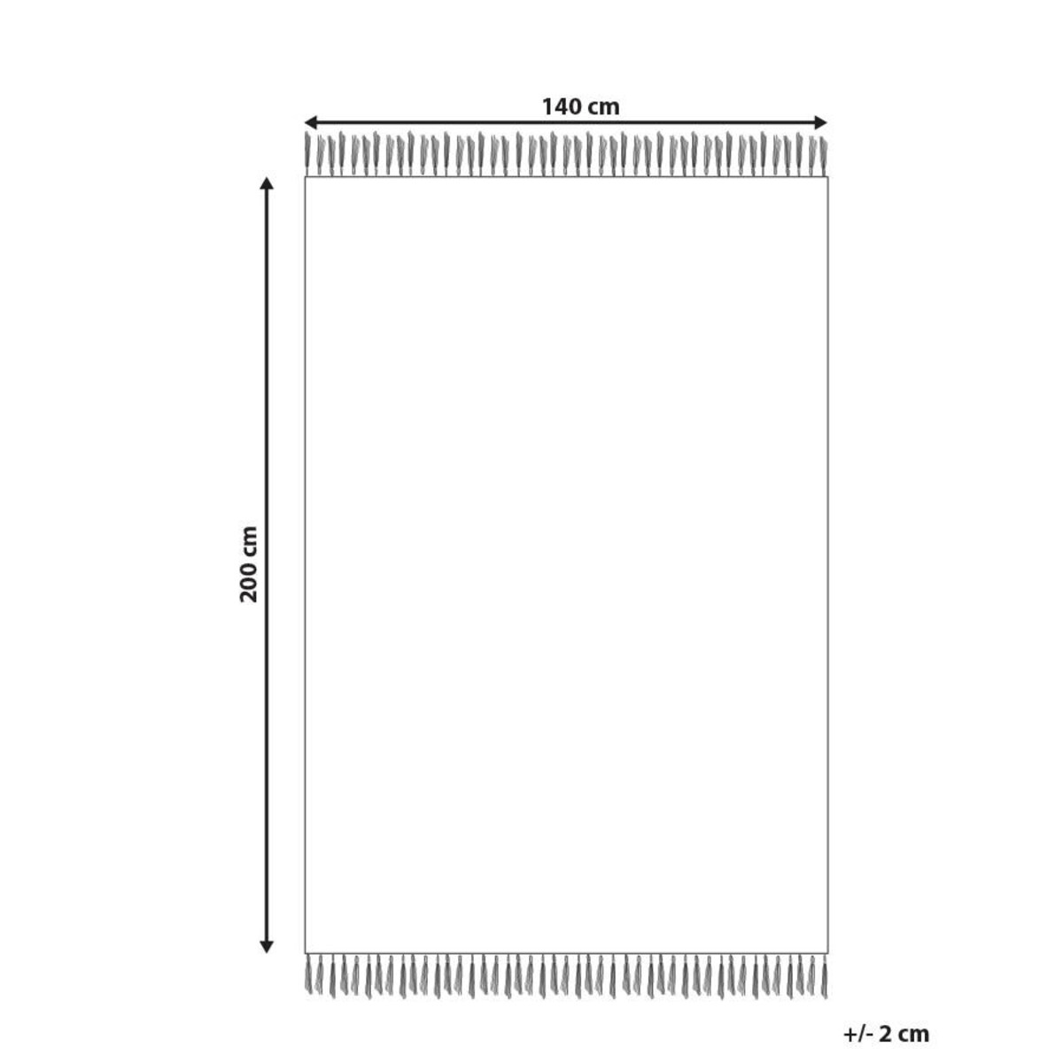 Dywan 140 x 200 cm żółty YAVU