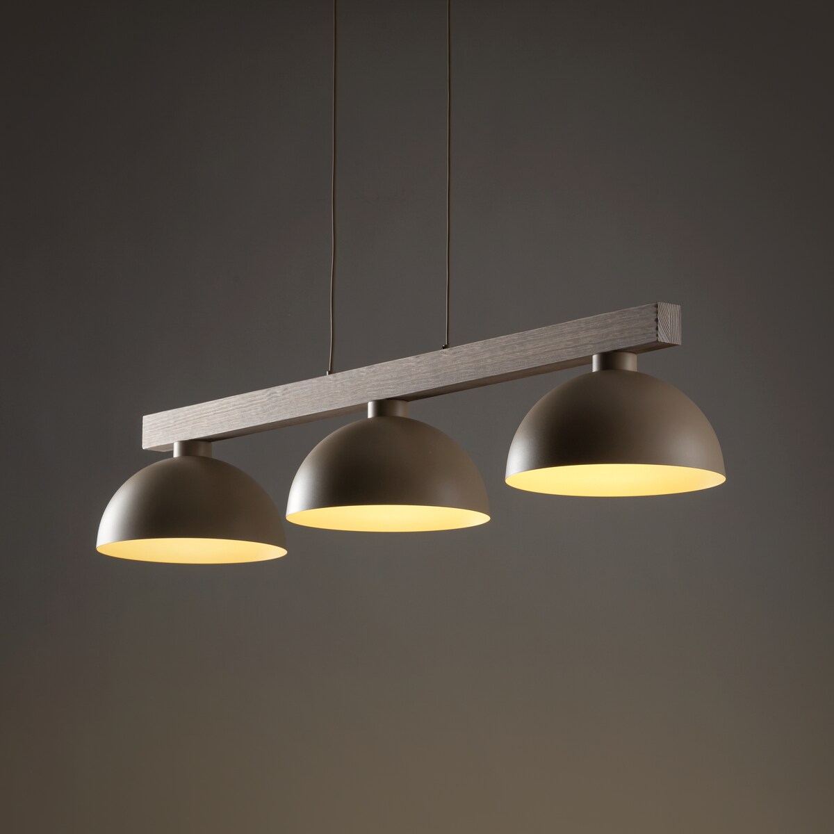 Lampa wisząca potrójna TK Lighting OSLO SABIA 11012 beżowa 3xE27 nowoczesna nad stół do salonu i kuchni