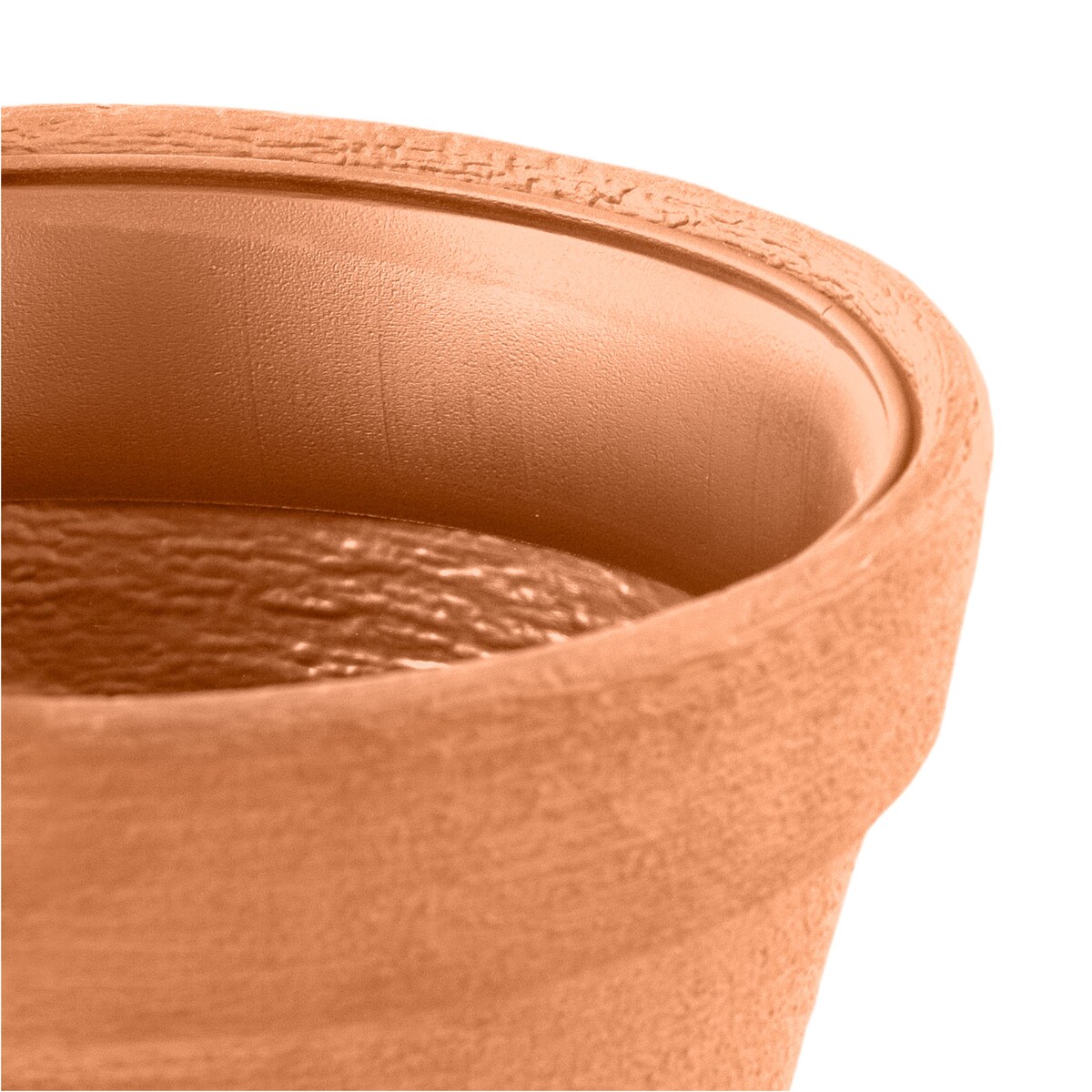 Doniczka Donica Ogrodowa 30 Cm Efekt Cegły Okrągła Na Taras Do Ogrodu Domu Pomarańczowa