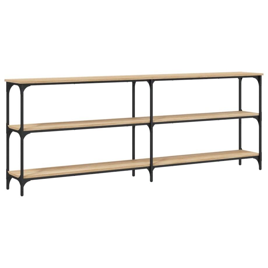 vidaXL Stolik konsolowy Sonoma Oak 200x29x75 cm Drewno konstrukcyjne