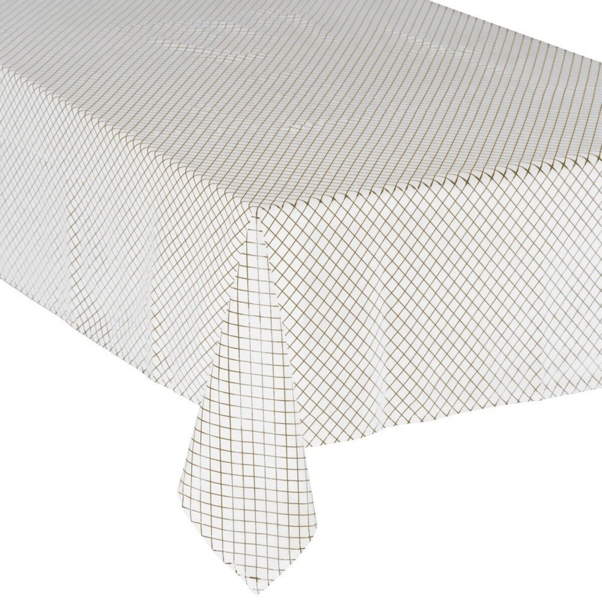 Obrus na stół w kratę, 140 x 360 cm