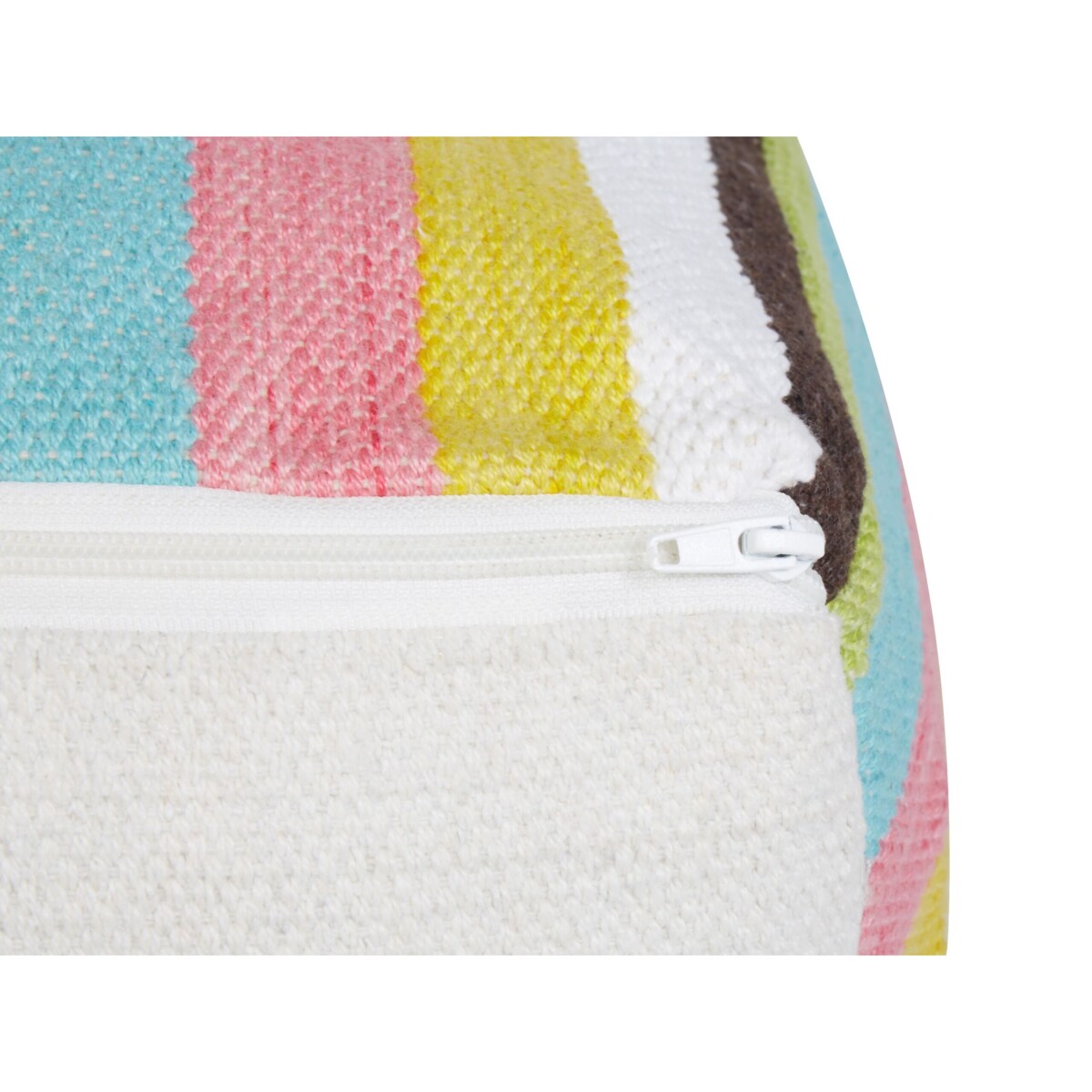 Puf bawełniany 45 x 45 cm wielokolorowy MONEASA