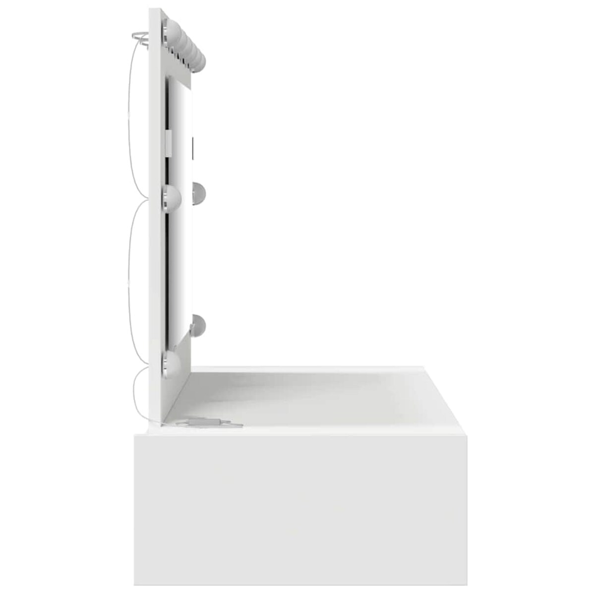 vidaXL Toaletka Biały 100 x 40 x 70 cm Materiał drewnopochodny