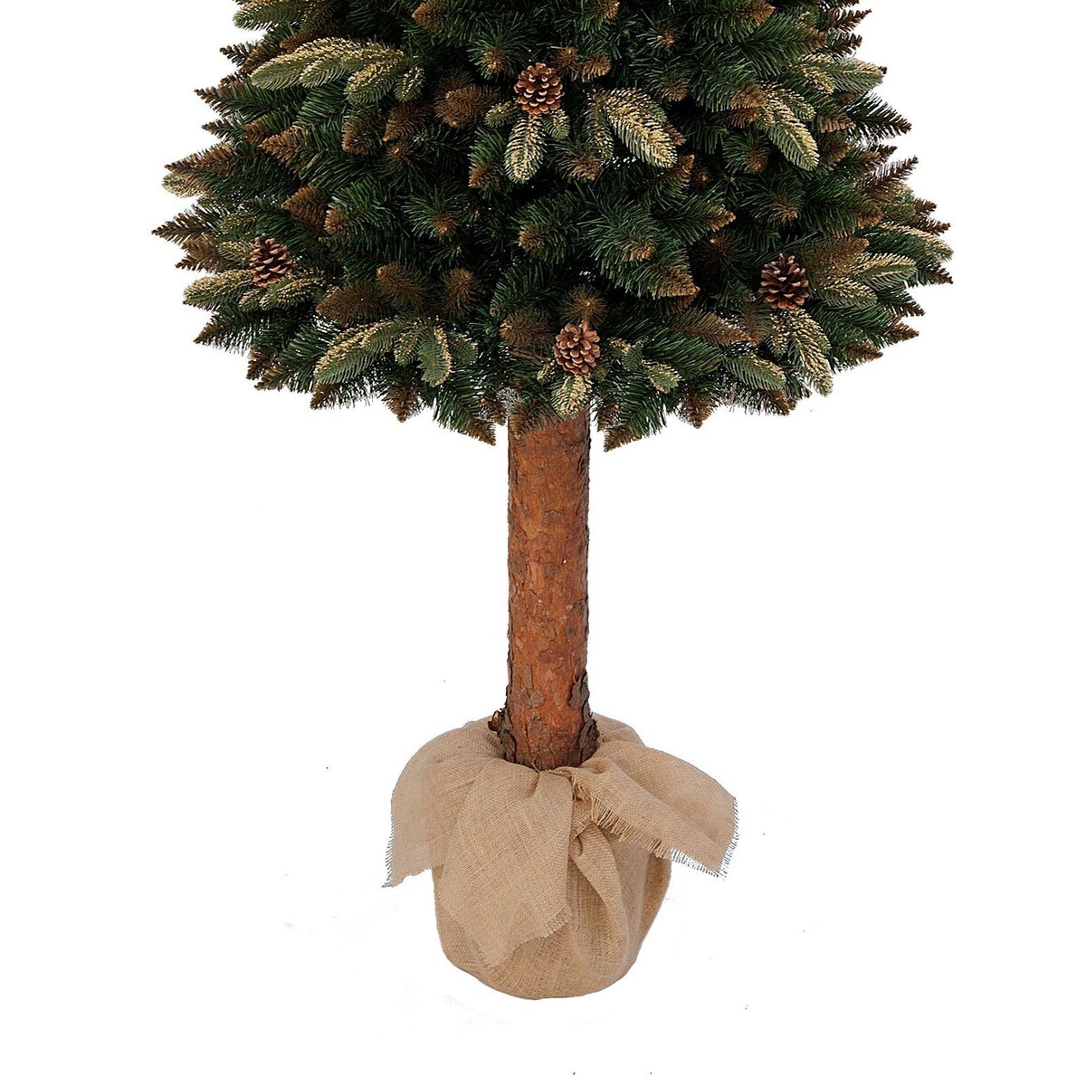 Choinka sztuczna Sosna złota z gałązkami PE na pniu