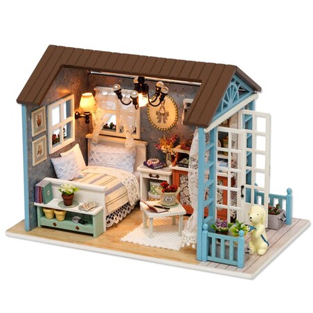 Miniaturowy domek - Leśniczówka w Bieszczadach