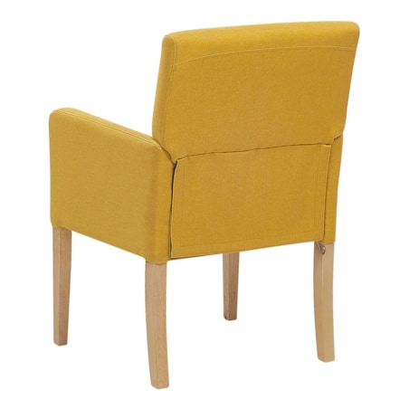 Krzesło do jadalni żółte ROCKEFELLER